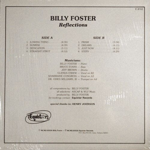 Billy Foster Oral History - Indiana Music History Project