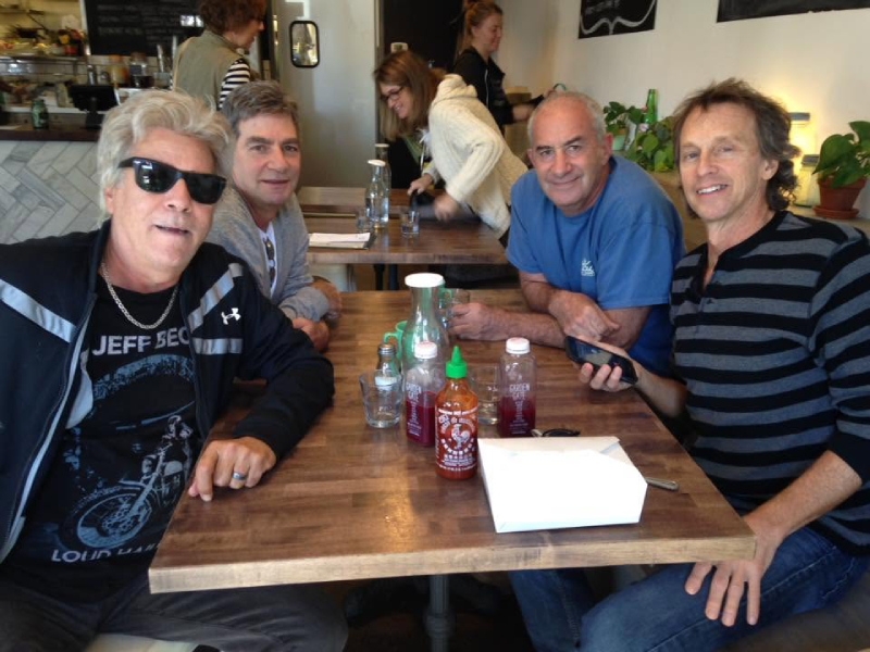 Rick Benick, Bruce Sandler, and Michael Read gather together, circa 2016.