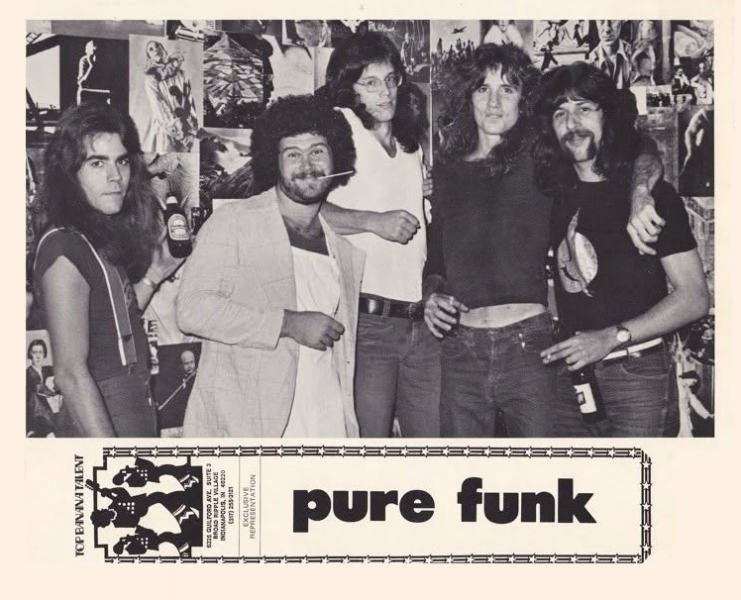 Pure Funk in an early promotional photo. Photo courtesy of Alan Kaye.