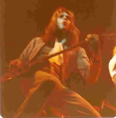 Rick Benick on guitar performing with Roadmaster in December 1976. Photo courtesy of John Watson.