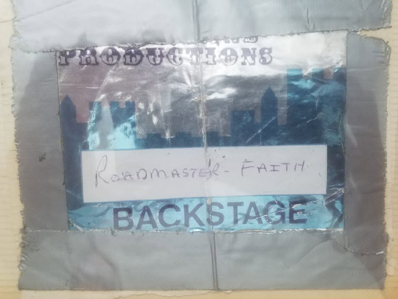 A backstage pass for a Roadmaster and Faith concert, circa 1976. Photo courtesy of Jeff Glover.