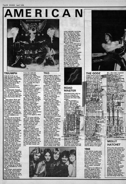 ROADMASTER – First UK Newspaper Review – April 7 1979 – Photo from Kelv Hellrazer