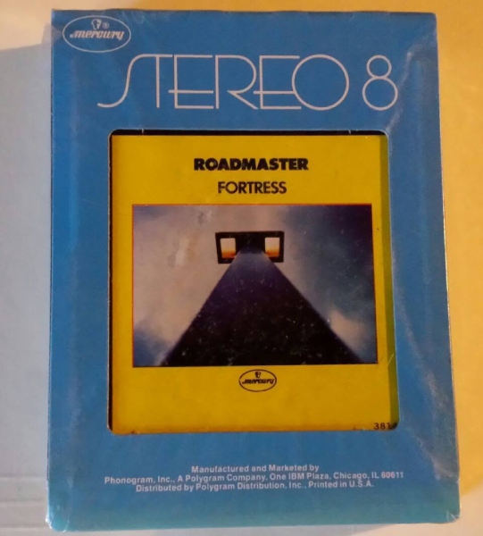 Roadmaster’s 1980 album “Fortress” on an 8-track cartridge, released by Mercury Records. Photo by Cris Renn.