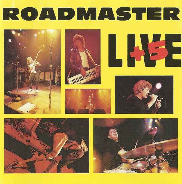 The front cover of Roadmaster’s 1989 album “Live + 5”, featuring photographs from the band’s reunion performances at the Vogue. Photo courtesy of Randall Halcomb.