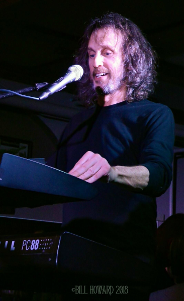 Roadmaster keyboardist Michael Read performs live in 2018. Photo by Bill Howard.