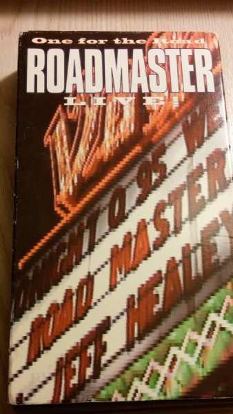Roadmaster’s “One for the Road… Live!” VHS, recorded at the Vogue Theatre on August 28, 1993.