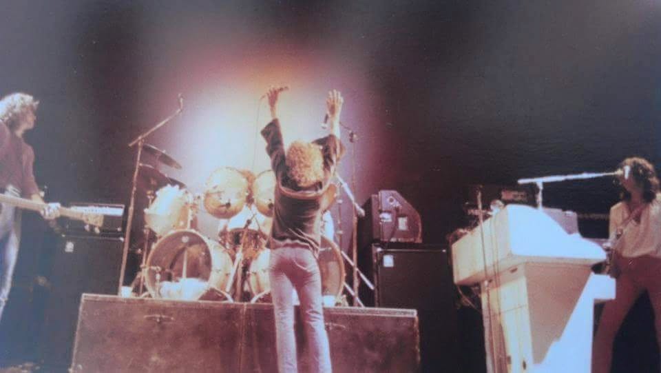 Roadmaster performs live beneath the stage lights. Photo courtesy of Richard Reasoner.