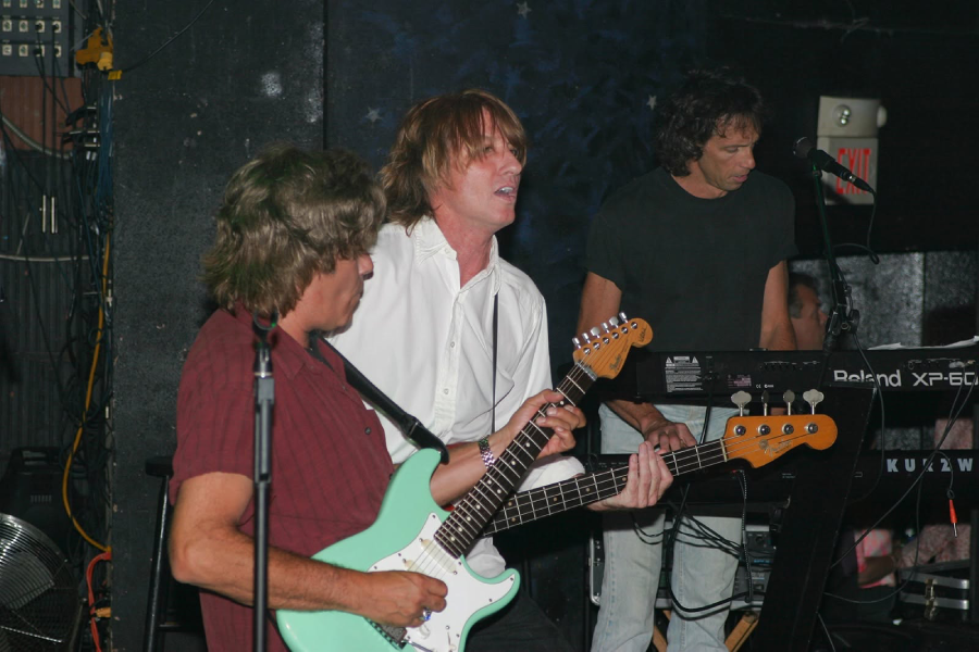 Roadmaster’s Rick Benick, Toby Myers, and Michael Read perform together. Photo courtesy of Jeff Barry.