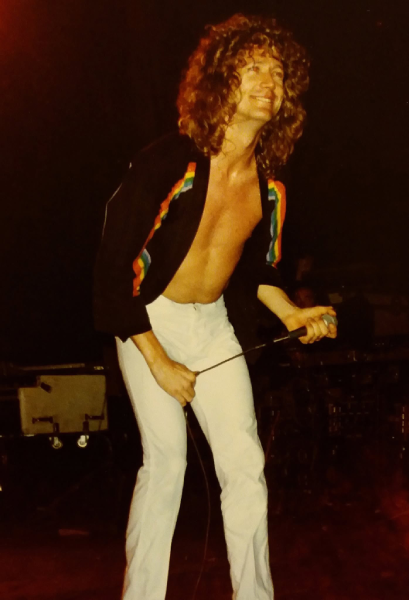 Roadmaster vocalist Steve “Mac” McNally performs live, circa the 1970s. Photo courtesy of Jeff Hudson.