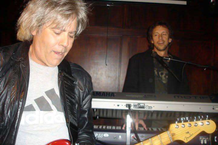 Roadmaster’s Ricky Benick on guitar and Michael Read on keyboards perform together.