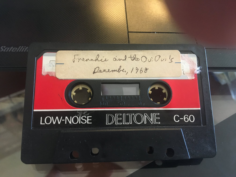 The early origins of Roadmaster: a 1968 cassette recording of Asher Benrubi and Michael Read’s first band, the Shortridge High School R&B cover band Frenchie and the Oui Oui’s.
