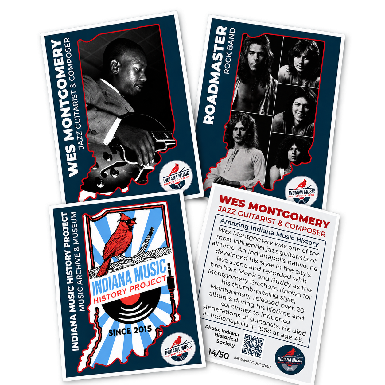Indiana Music Trading Cards samples